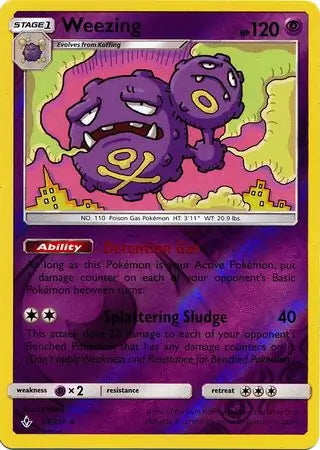 Unbroken Bonds Weezing #74/214 reverse holo