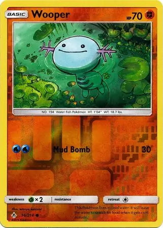 Unbroken Bonds Wooper #96/214 reverse holo