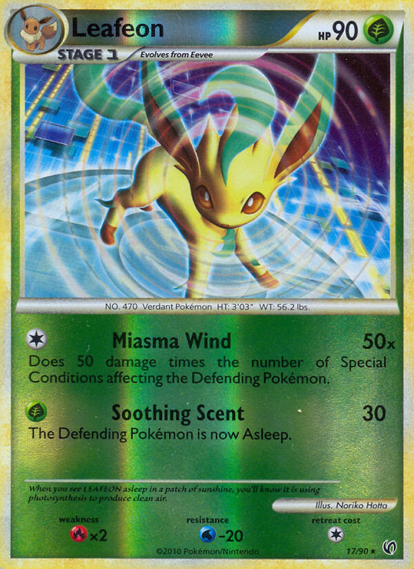Undaunted Leafeon #17/90 reverse holo
