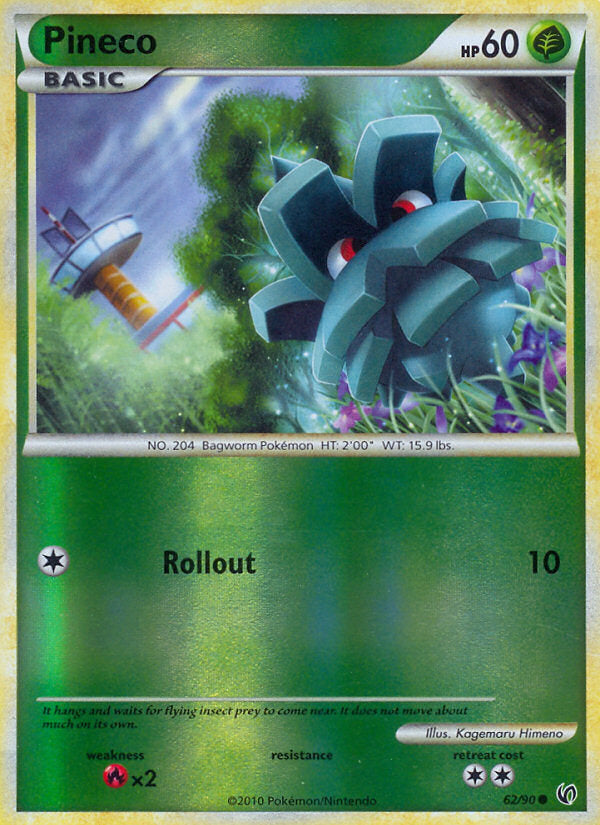 Undaunted Pineco #62/90 reverse holo