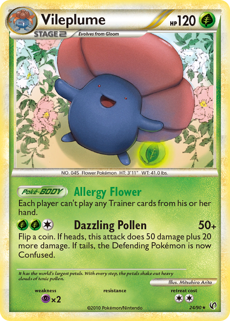 Undaunted Vileplume #24/90