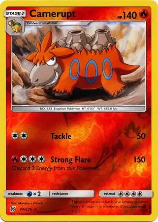 Unified Minds Camerupt #24/236 reverse holo