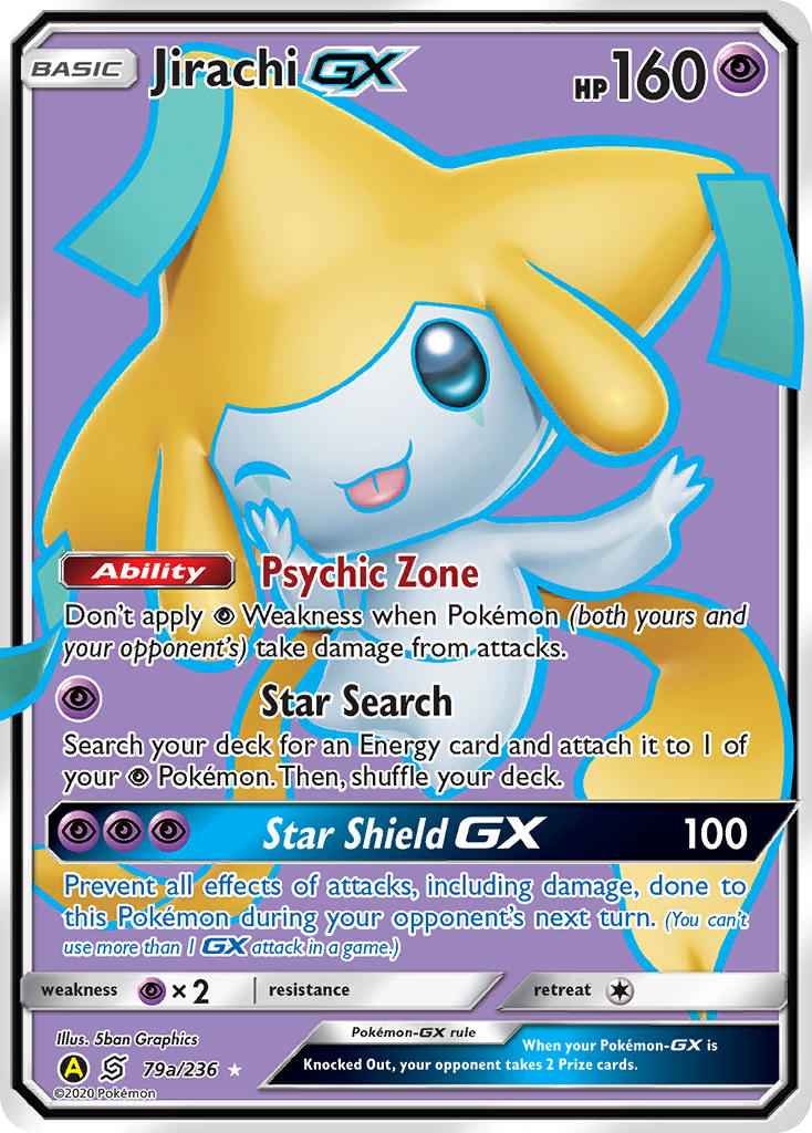 Unified Minds Jirachi GX #79a/236 Alternate Art