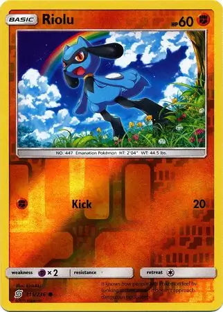 Unified Minds Riolu #115/236 reverse holo