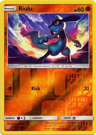Unified Minds Riolu #116/236 reverse holo