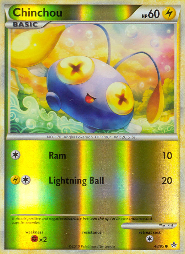 Unleashed Chinchou #48/95 reverse holo