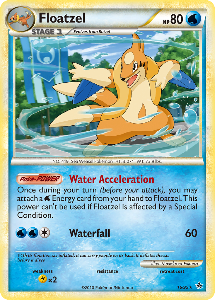 Unleashed Floatzel #16/95