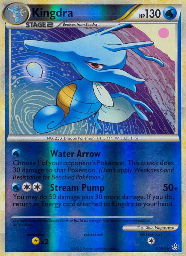 Unleashed Kingdra #17/95 reverse holo