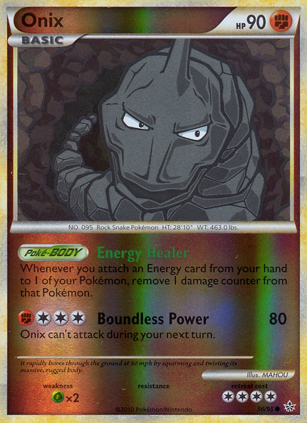 Unleashed Onix #56/95 reverse holo