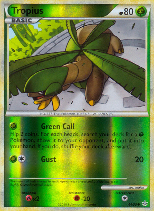 Unleashed Tropius #66/95 reverse holo –