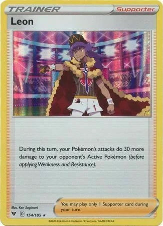 Vivid Voltage Holo Leon #154/185