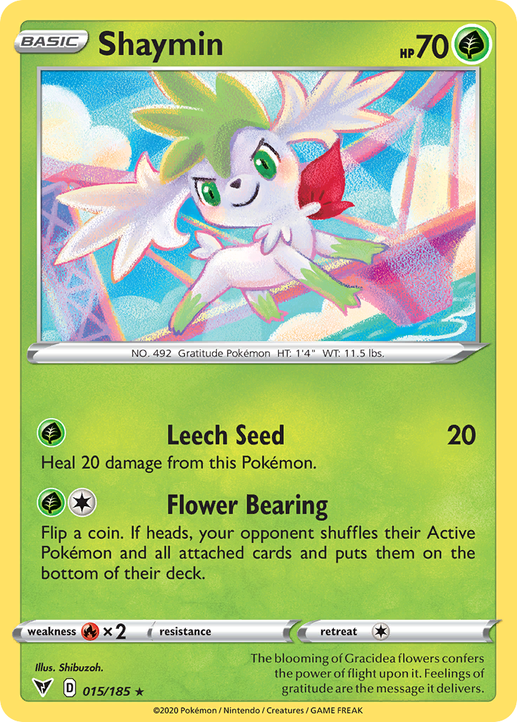 Vivid Voltage Holo Shaymin #15/185