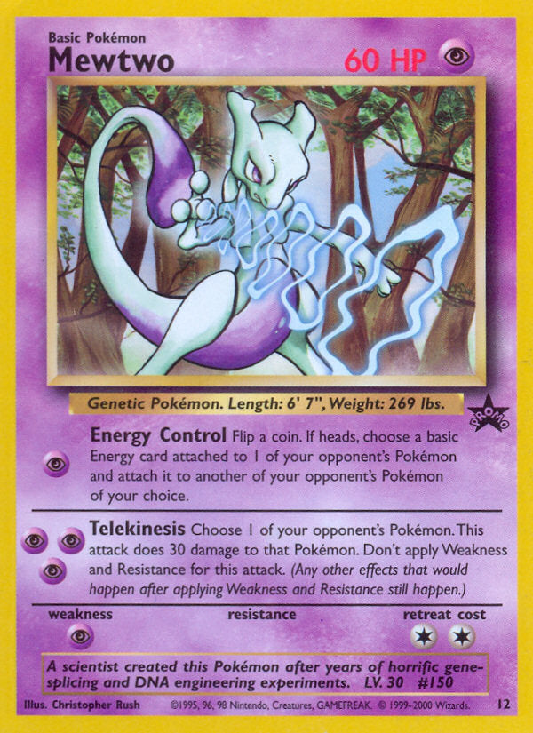 WOTC Promo Mewtwo #12
