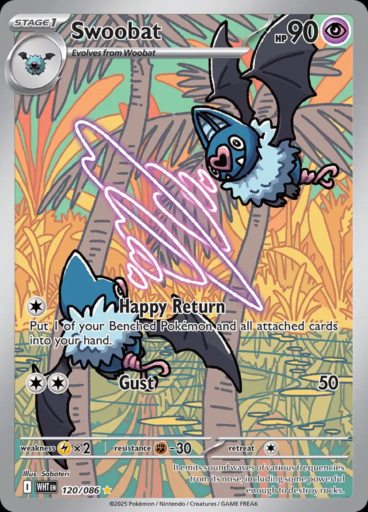 White Flare Swoobat #120
