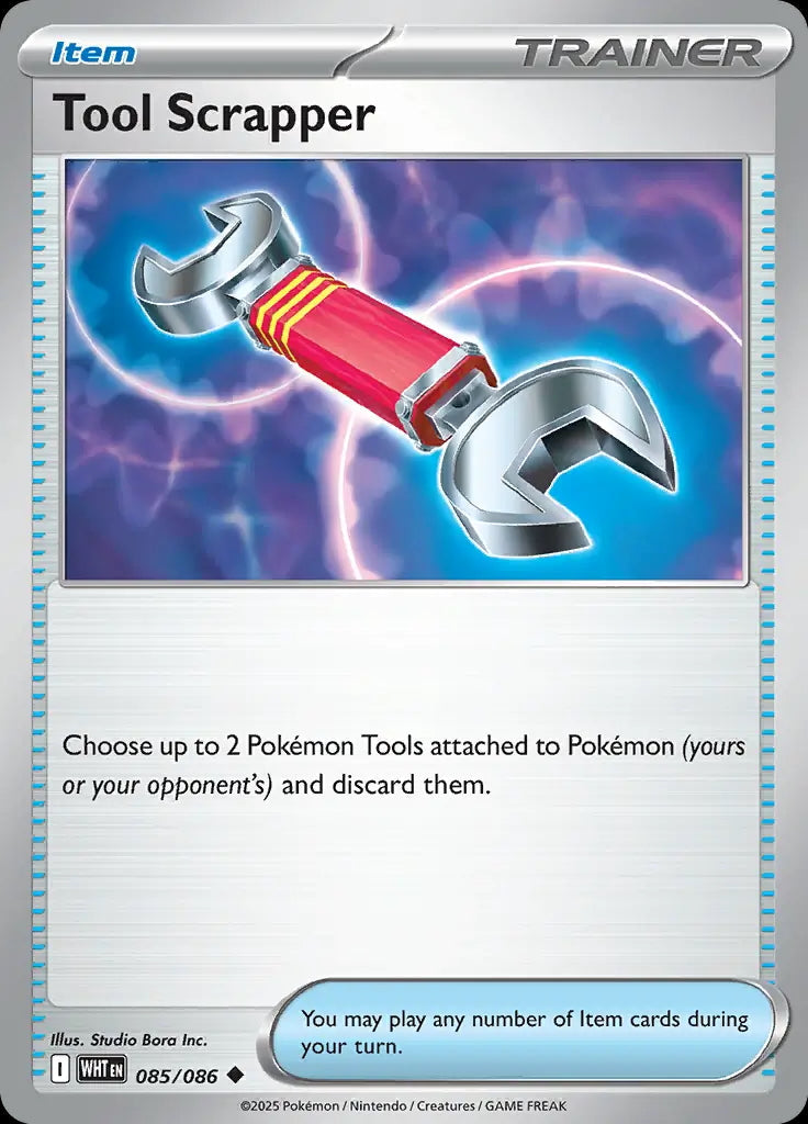 White Flare Tool Scrapper #85/86