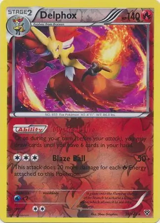 XY Delphox #26/146 reverse holo
