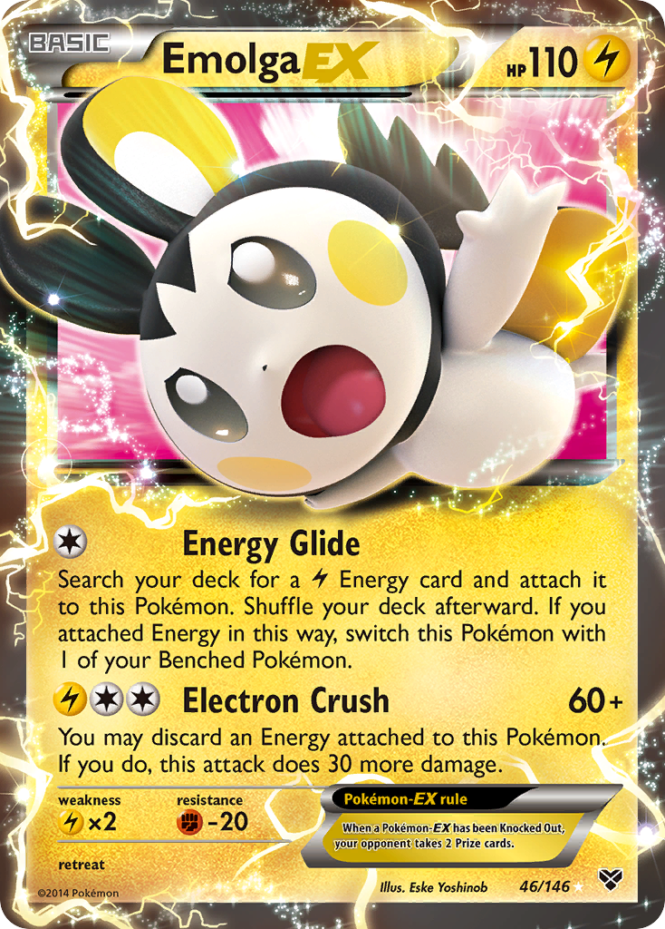 XY Emolga EX #46/146