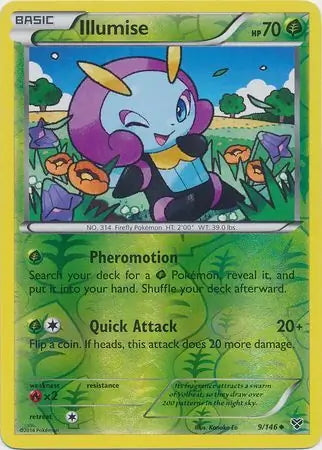 XY Illumise #9/146 reverse holo