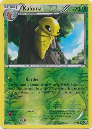 XY Kakuna #4/146 reverse holo