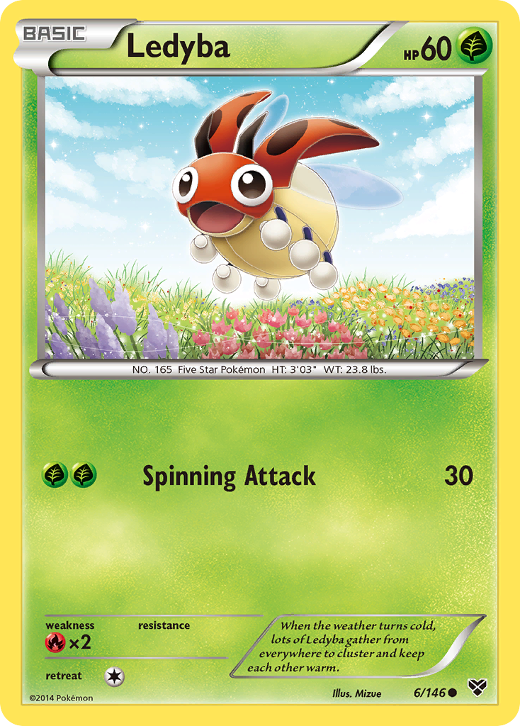 XY Ledyba #6/146
