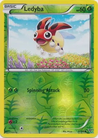 XY Ledyba #6/146 reverse holo