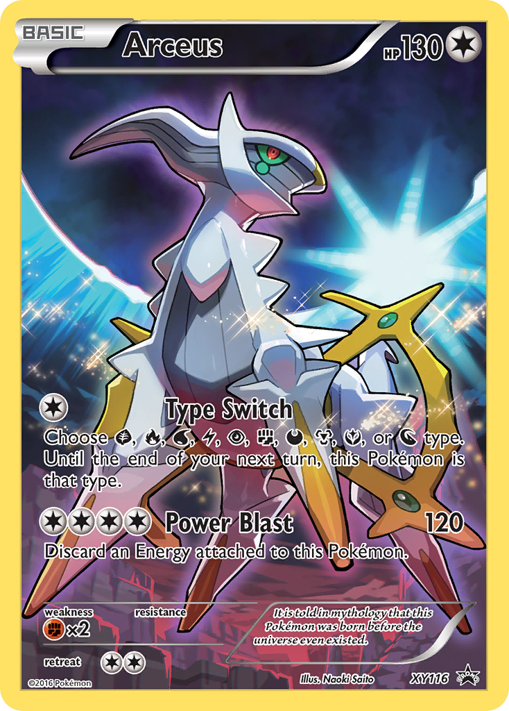 XY Promo Arceus #116