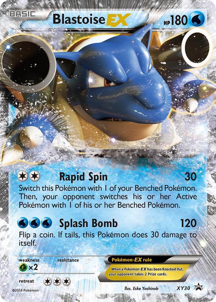 XY Promo Blastoise EX #30