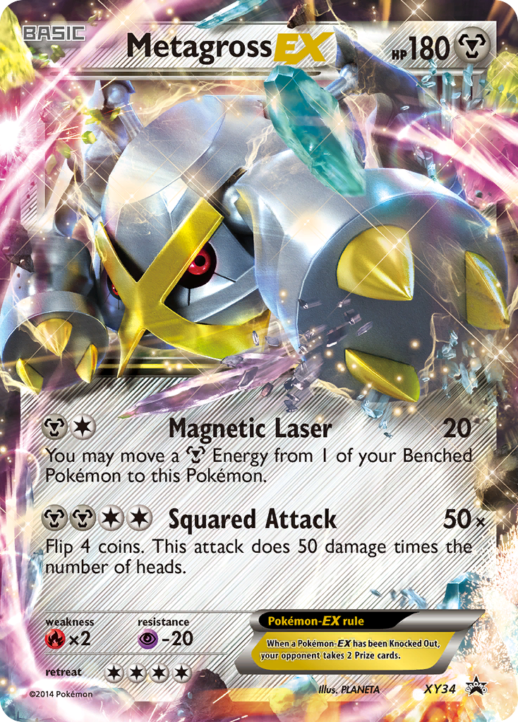 pokemon card metagross Evolves from Metang Type Pokemon TCG Card Temporal Forces
