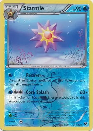 XY Starmie #34/146 reverse holo