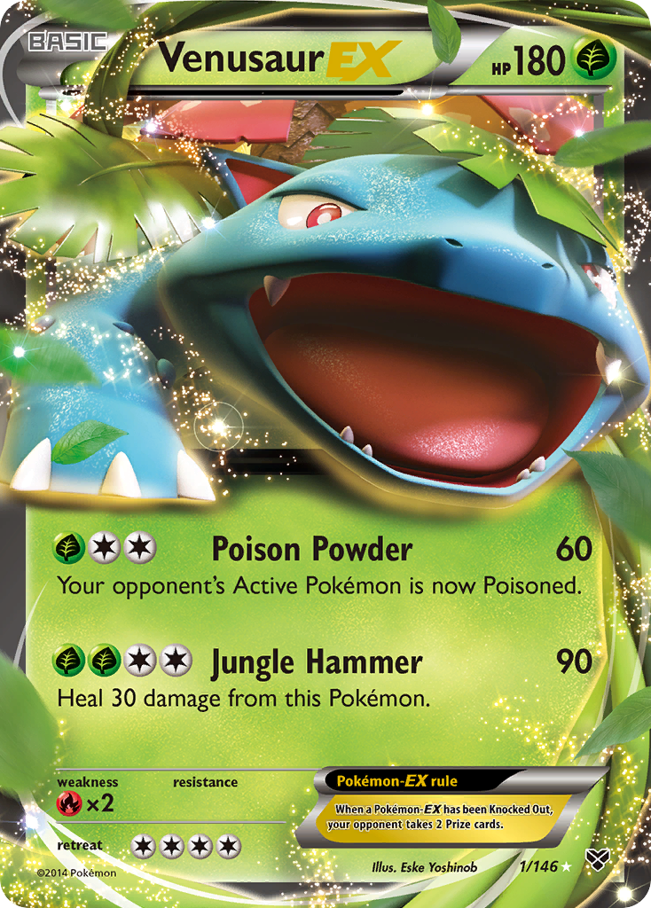 XY Venusaur EX #1/146