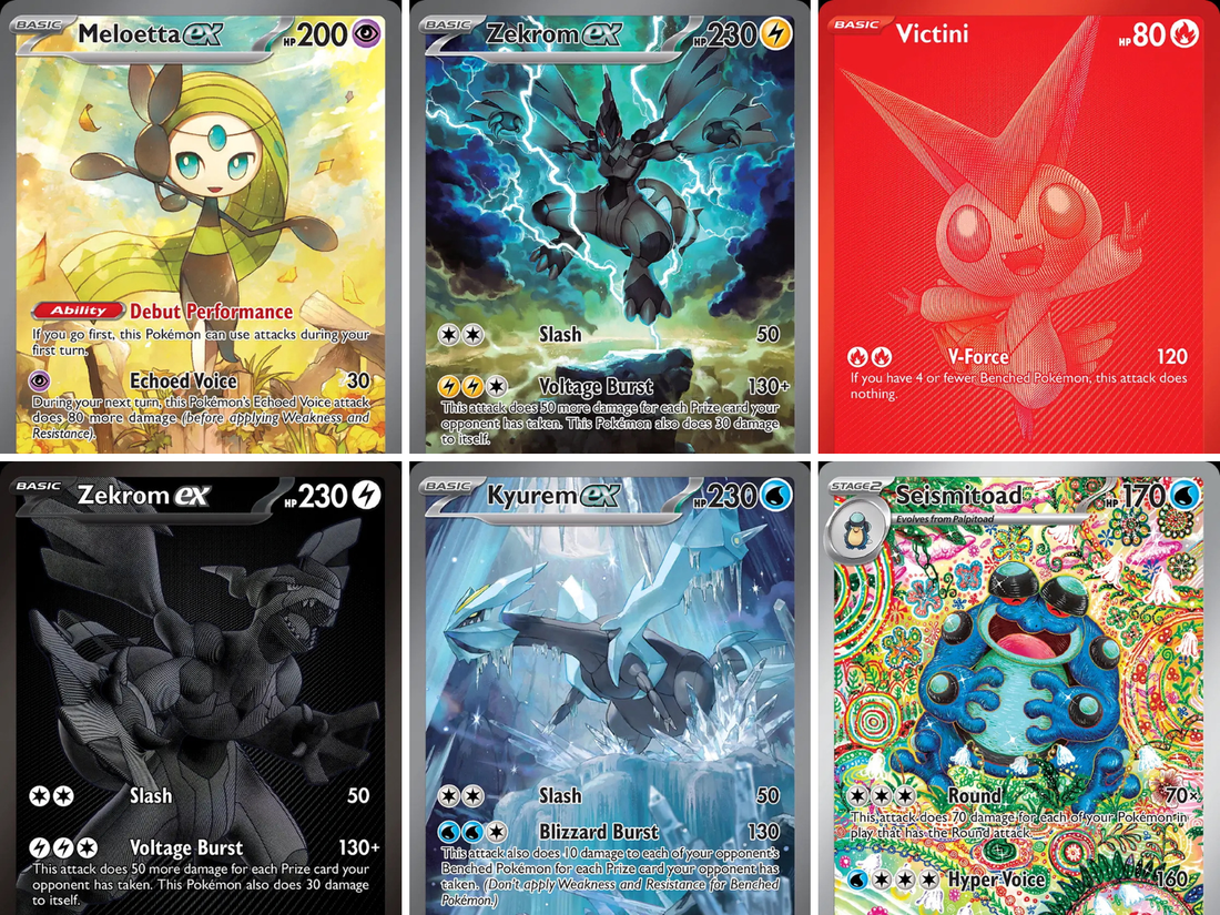 Black Bolt Pokémon kaarten (2025) – complete setgids over Unova, Zekrom en Master Ball Reverse Holo