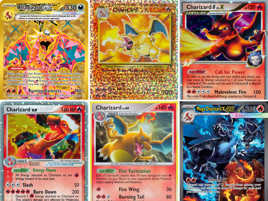 De geschiedenis van Charizard Pokémon kaarten