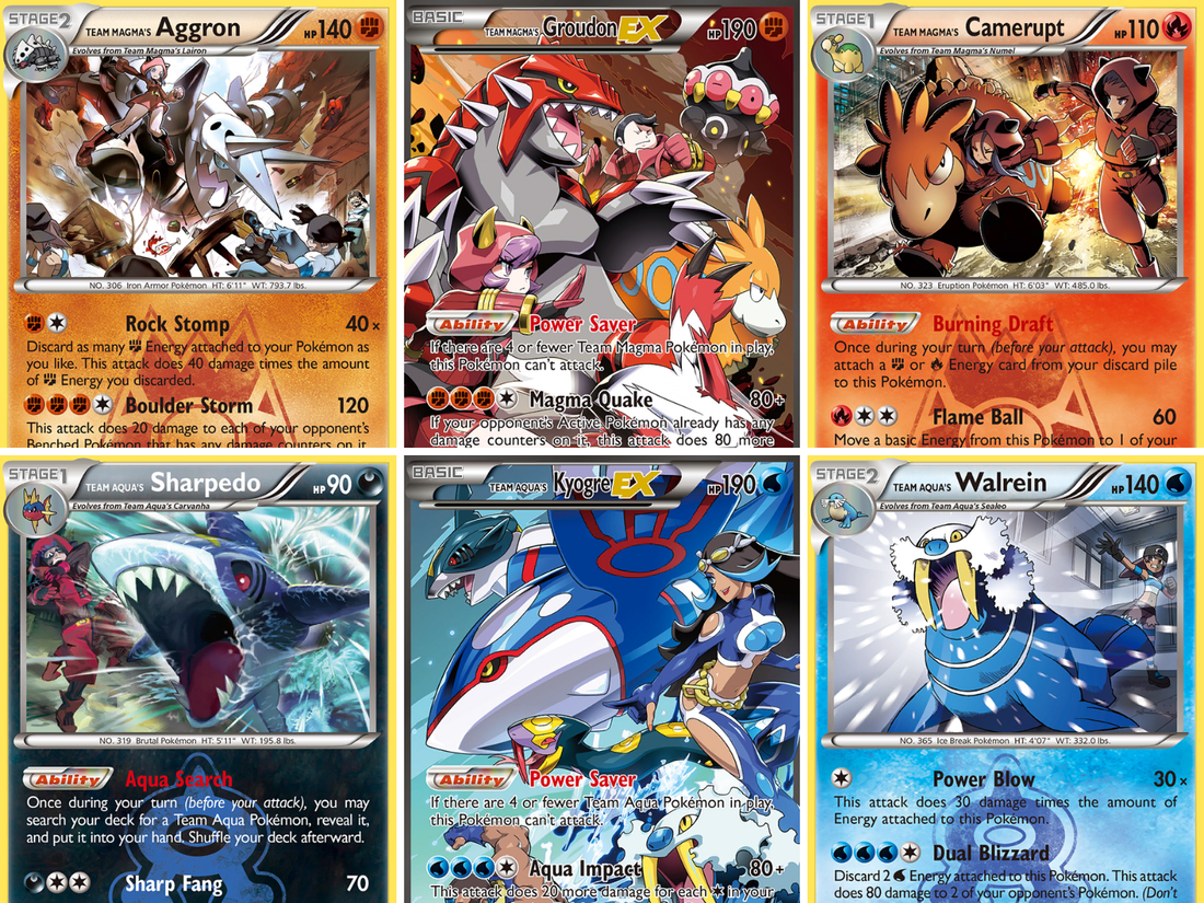Pokémon XY Double Crisis: complete gids over Team Aqua & Team Magma