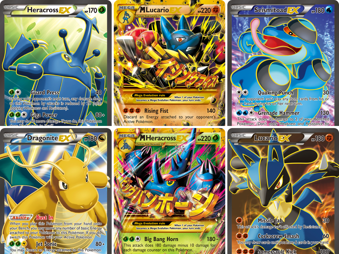 XY Furious Fists Pokémon kaarten: complete setgids