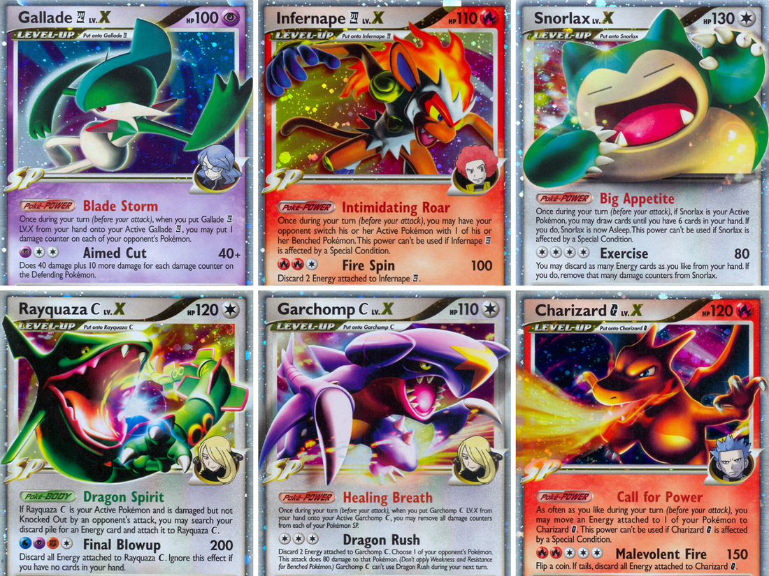 LV.X Pokémon kaarten uitgelegd