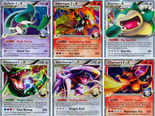 LV.X Pokémon kaarten uitgelegd