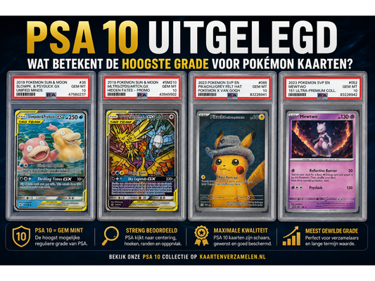 PSA 10 uitgelegd: wat betekent deze grade voor Pokémon kaarten?