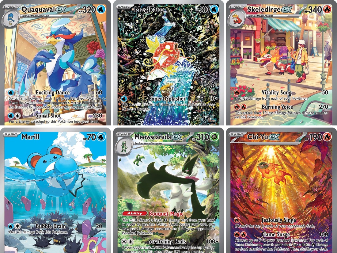 Paldea Evolved Pokémon kaarten (2023): complete setgids over de Treasure of Ruin en Illustration Rares