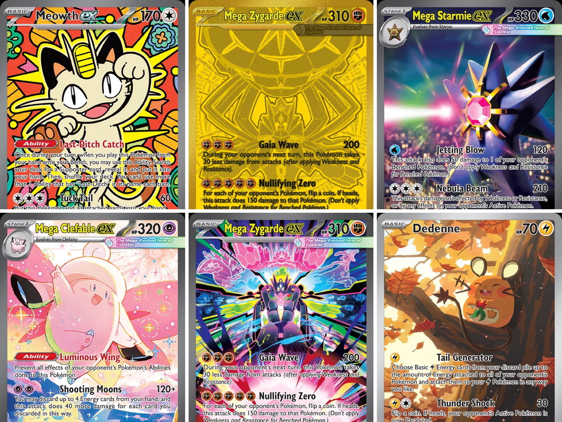 Perfect Order Pokémon kaarten – complete setgids over Mega Starmie ex, Mega Zygarde ex en Mega Evolution