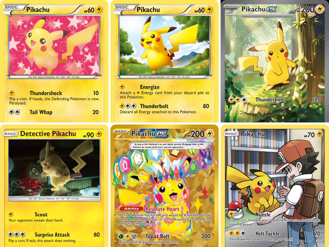 Pikachu Pokémon kaarten: complete gids over de populairste Pikachu kaarten