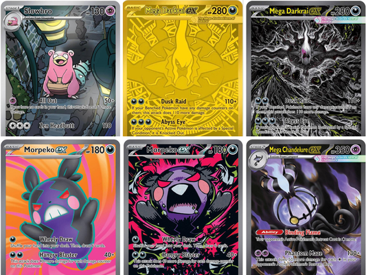 Pitch Black Pokémon kaarten – complete setgids over Mega Darkrai ex, Mega Zeraora ex en Mega Evolution