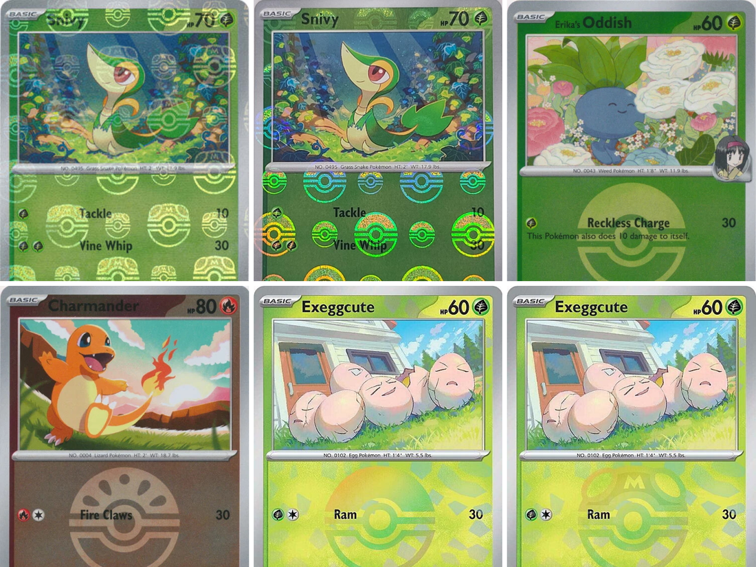 Master Ball en Poké Ball reverse holo Pokémon kaarten uitgelegd