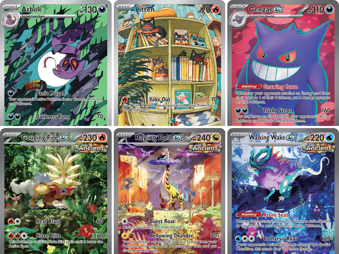 Temporal Forces Pokémon kaarten (2024): complete setgids over Ancient & Future Pokémon en ACE SPEC-kaarten
