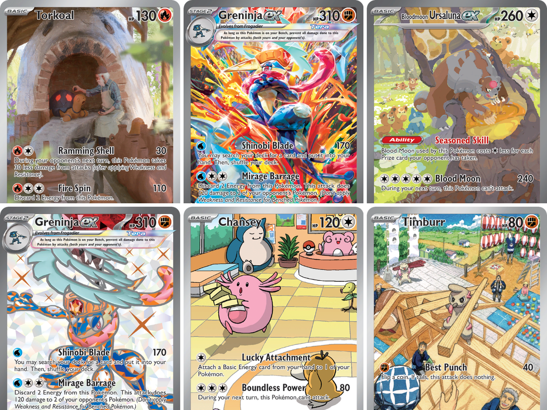 Twilight Masquerade Pokémon kaarten (2024): complete setgids over Ogerpon, Greninja ex en Kitakami