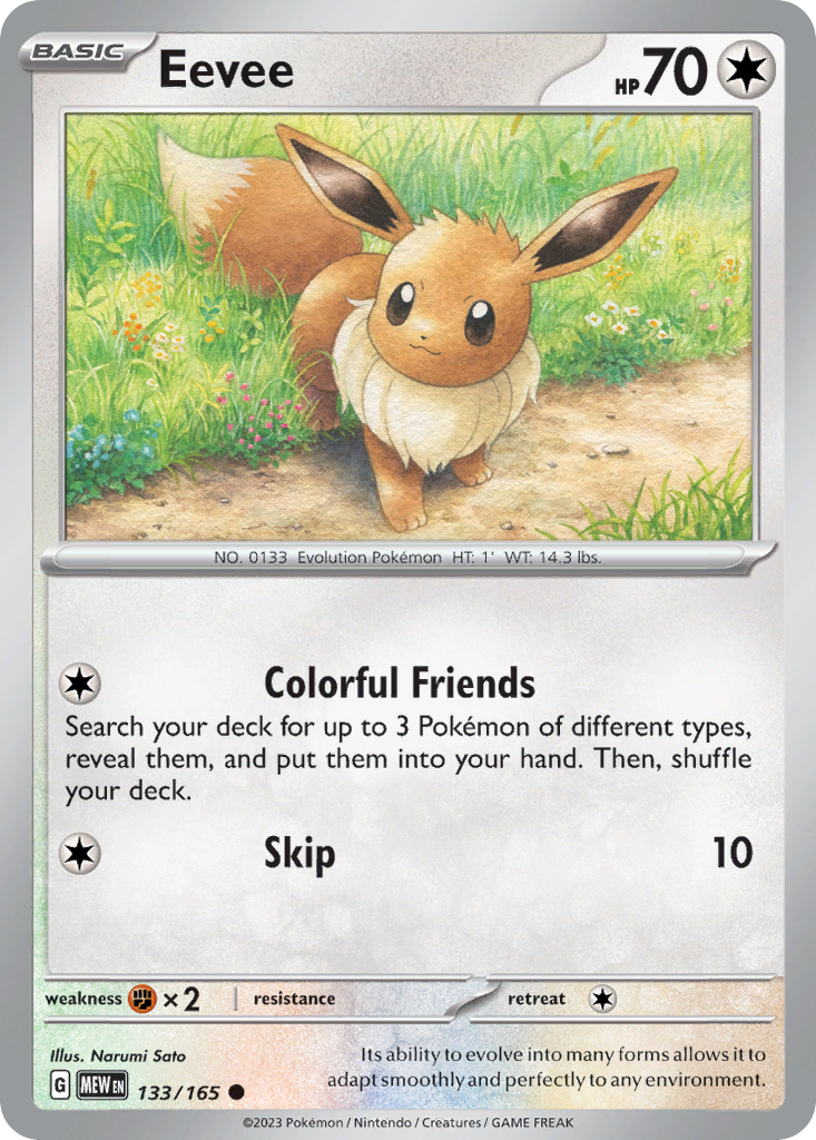 Eevee Pokémon 151