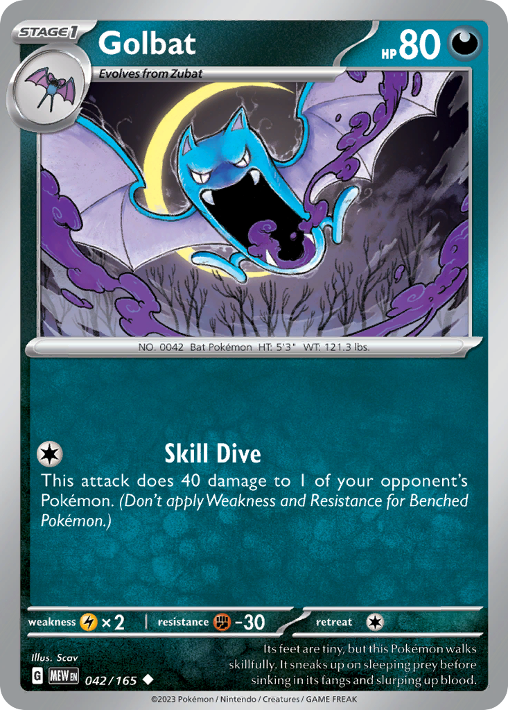 151 Set Golbat #42/165