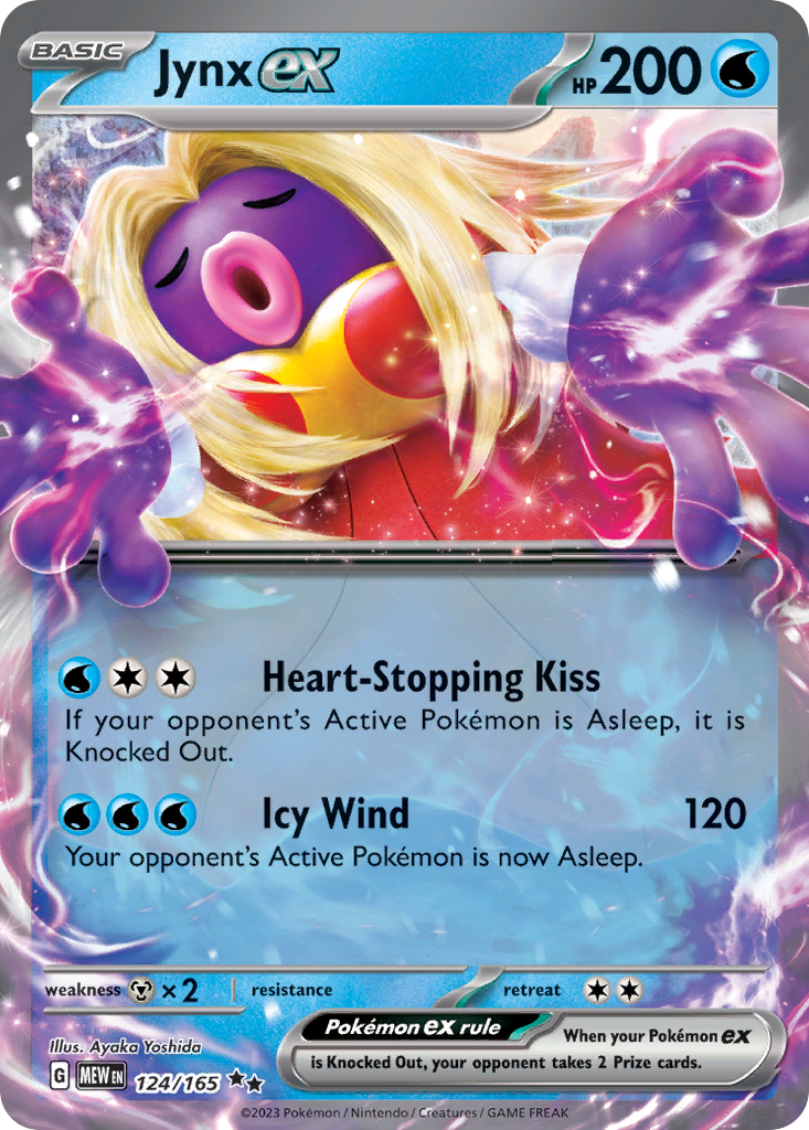 151 Set Jynx EX #124/165
