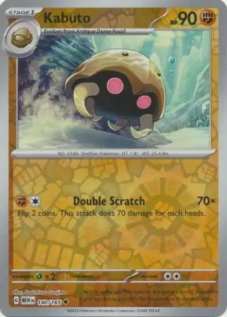 151 Set Kabuto #140/165 reverse holo