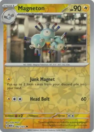 151 Set Magneton #82/165 reverse holo
