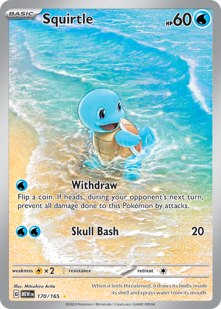 151 Set Squirtle #170/165